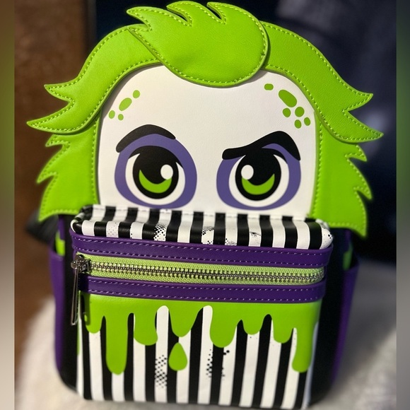 ??NWT-Loungefly Beetlejuice Mini Backpack?? main image 8